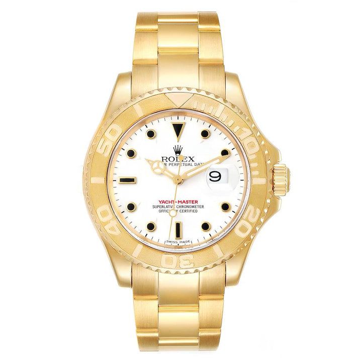 Men's Rolex Yacht-Master gold watch